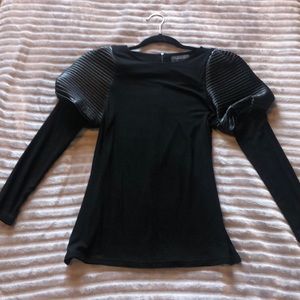 Gracie Black Widow Leather top